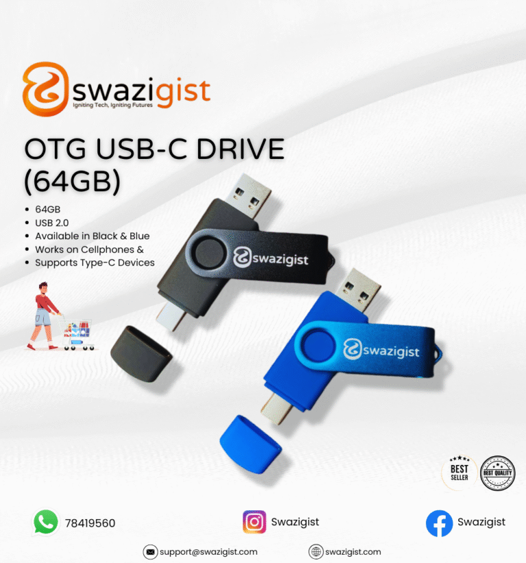 OTG USB-C DRIVE (64GB) by Swazigist