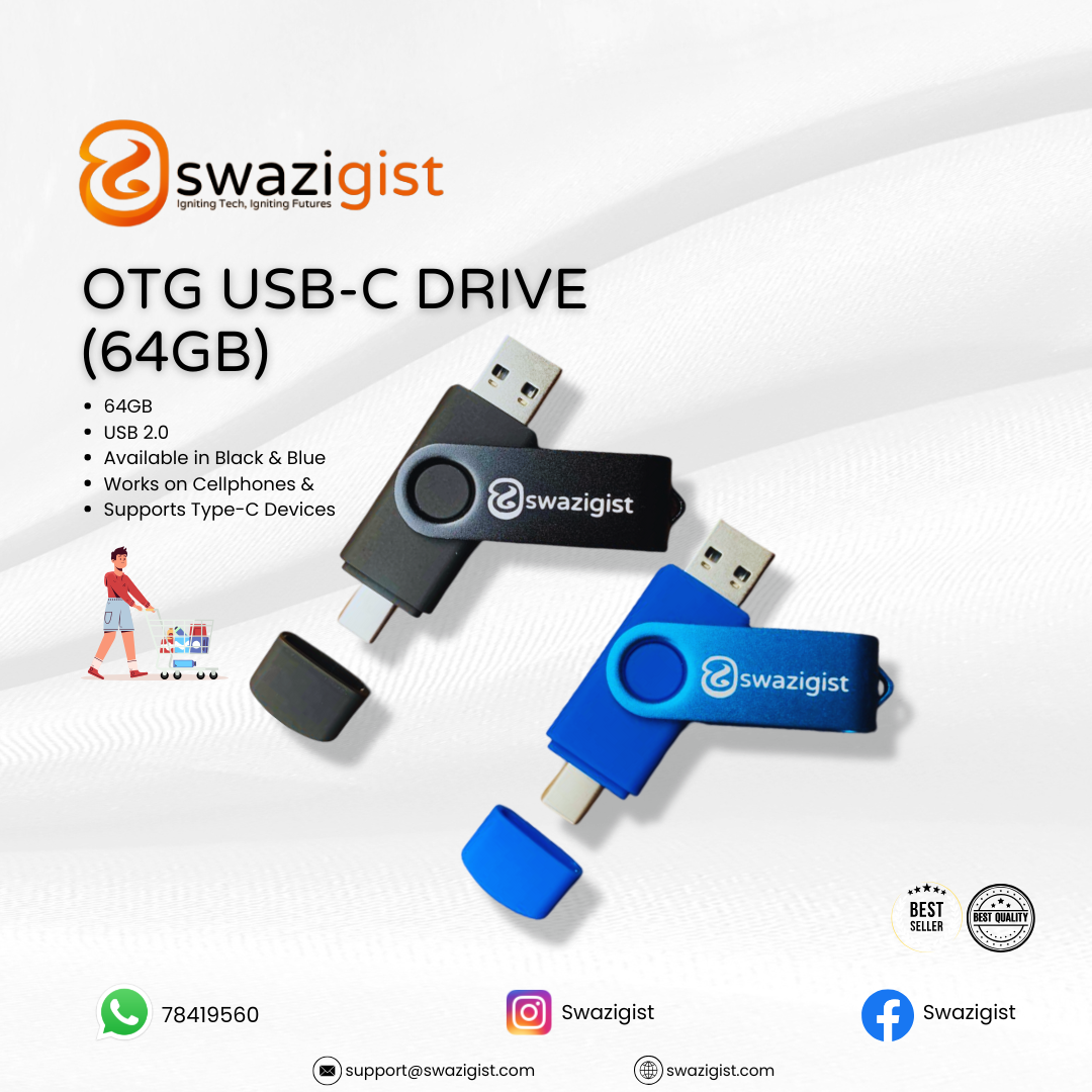 OTG USB-C DRIVE (64GB) by Swazigist